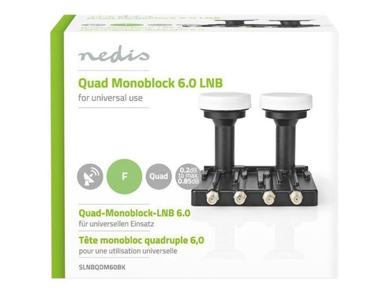 Nedis SLNBQDM60BK - low-noise block converter