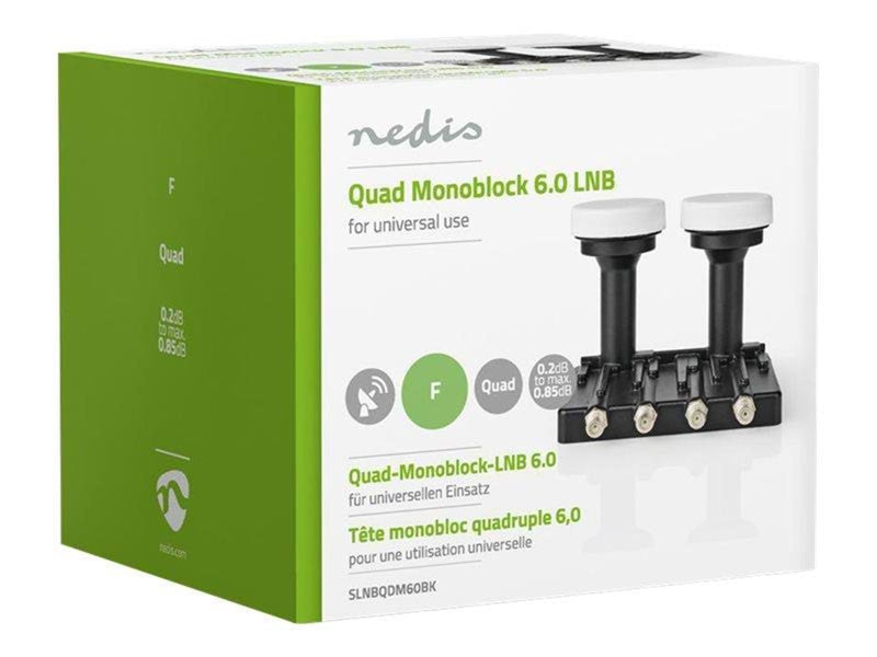 Nedis SLNBQDM60BK - low-noise block converter