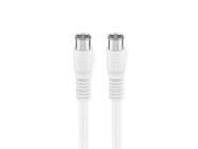 Nedis Satellite & Antenna Cable | F Male | F Male | Nickel Plated
