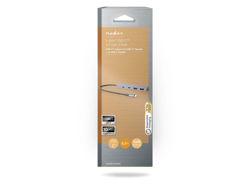 Nedis UHUBU3450AT interface hub USB-Hubs
