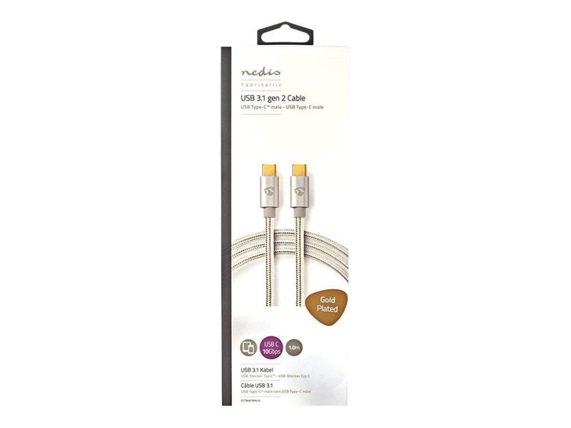 Nedis - USB-C cable - 24 pin USB-C to 24 pin USB-C - 1 m