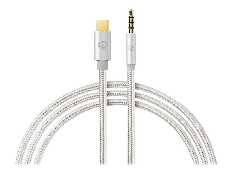 Nedis USB-C to headphone jack adapter - audio / USB - 1 m