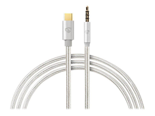 Nedis USB-C to headphone jack adapter - audio / USB - 1 m