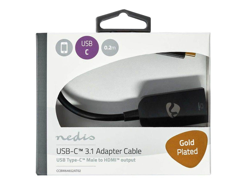 Nedis adapter - HDMI / USB 3.1 - 20 cm
