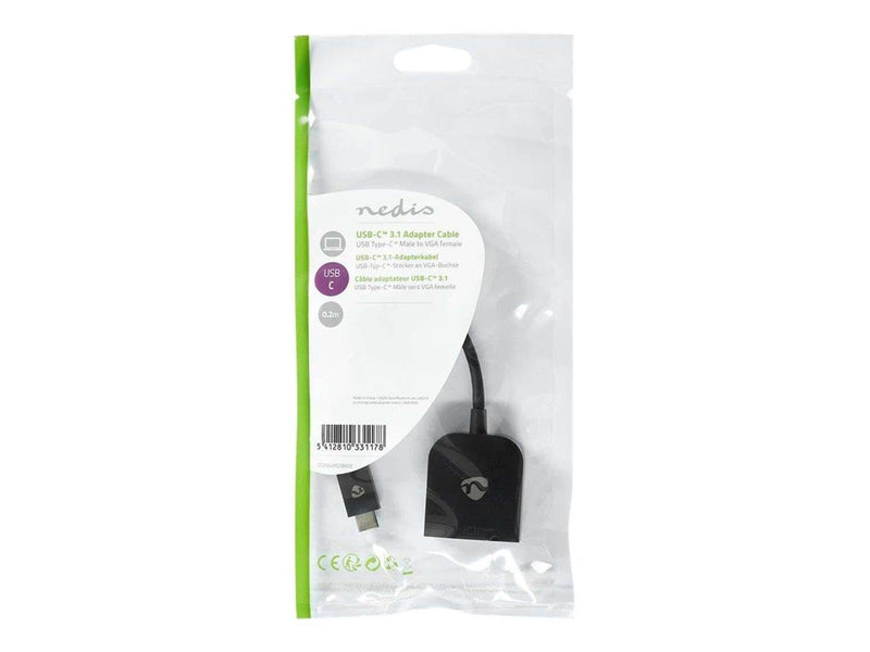 Nedis adapter - VGA / USB 3.1 - 20 cm