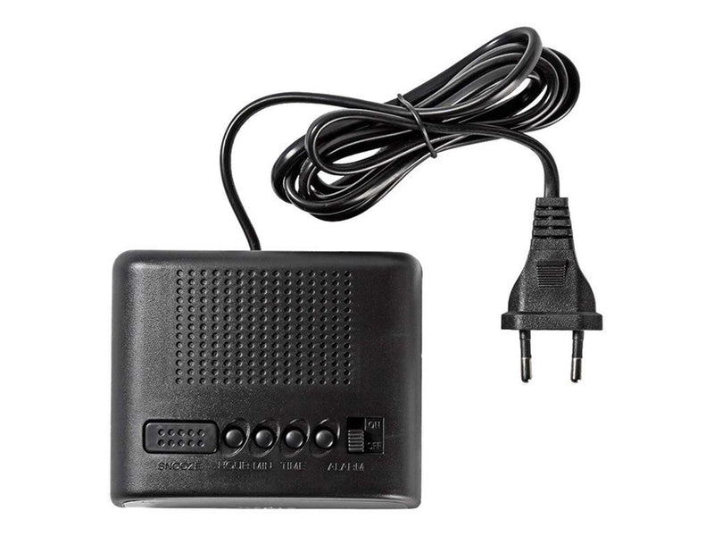 Nedis - alarm clock - electronic - desktop - black