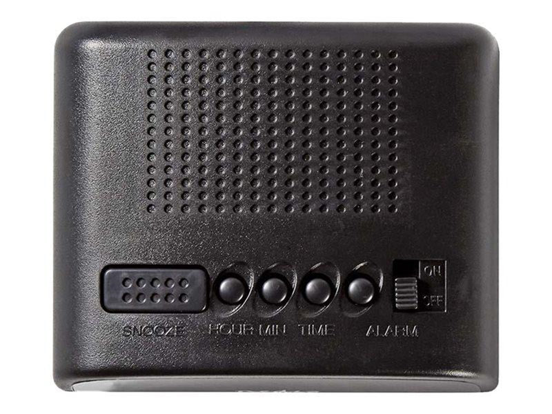 Nedis - alarm clock - electronic - desktop - black