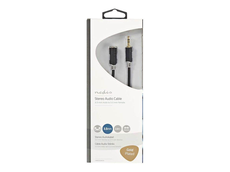 Nedis audio extension cable - 2 m