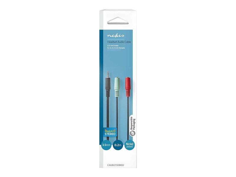 Nedis audio splitter - 20 cm