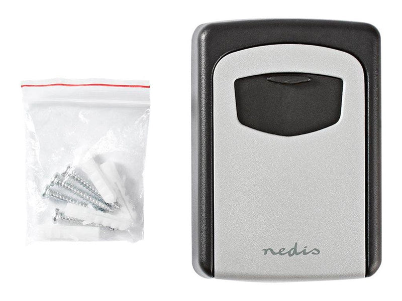 Nedis - key lock box - grey black