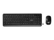Nedis - keyboard and mouse set - QWERTZ - German - black Input Device - Tastatur & Maus Set - Deutsch - Schwarz