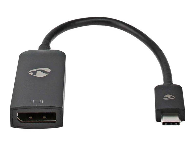 Nedis - video adapter - 24 pin USB-C to DisplayPort - 20 cm