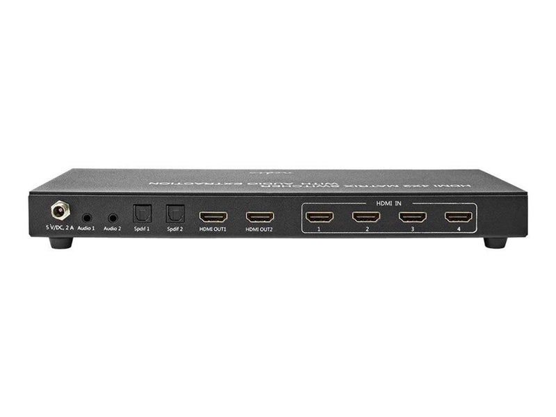 Nedis - video/audio switch - 4 x 2