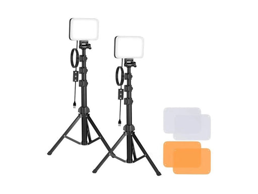 Neewer BP66 Studio Lighting Kit with Two LED Lamps Filters and Tripods