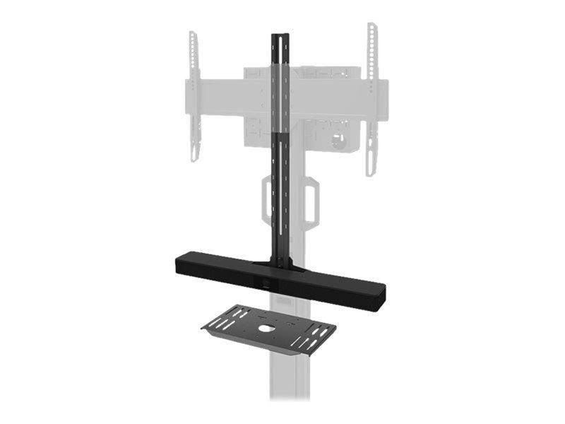 Neomounts AV1-825BL mounting component - for video bar - black - Max 9 kg - recommended for