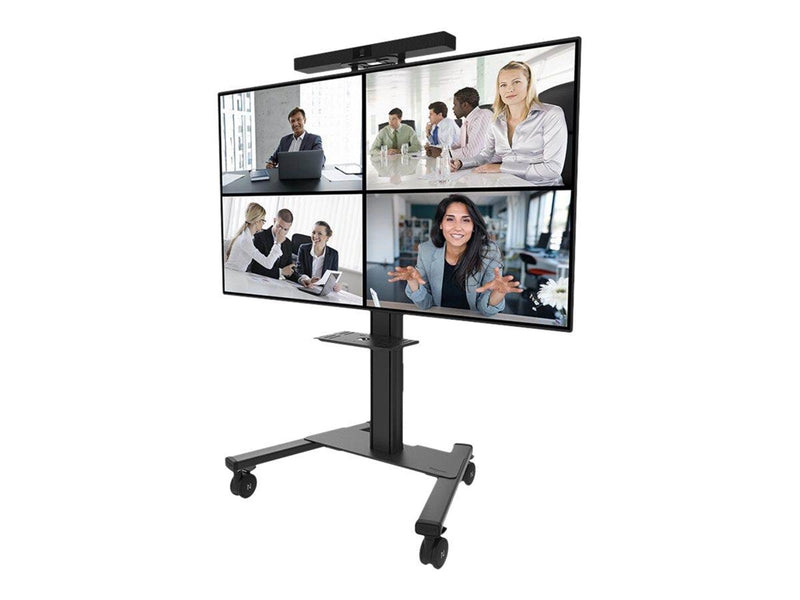 Neomounts AV1-825BL mounting component - for video bar - black - Max 9 kg - recommended for