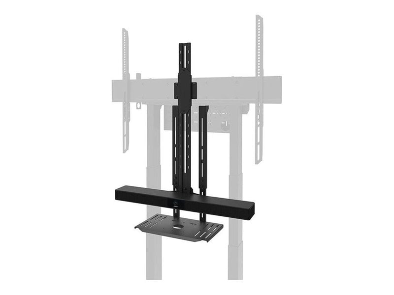 Neomounts AV1-875BL mounting component - for video bar - black - Max 9 kg - recommended for