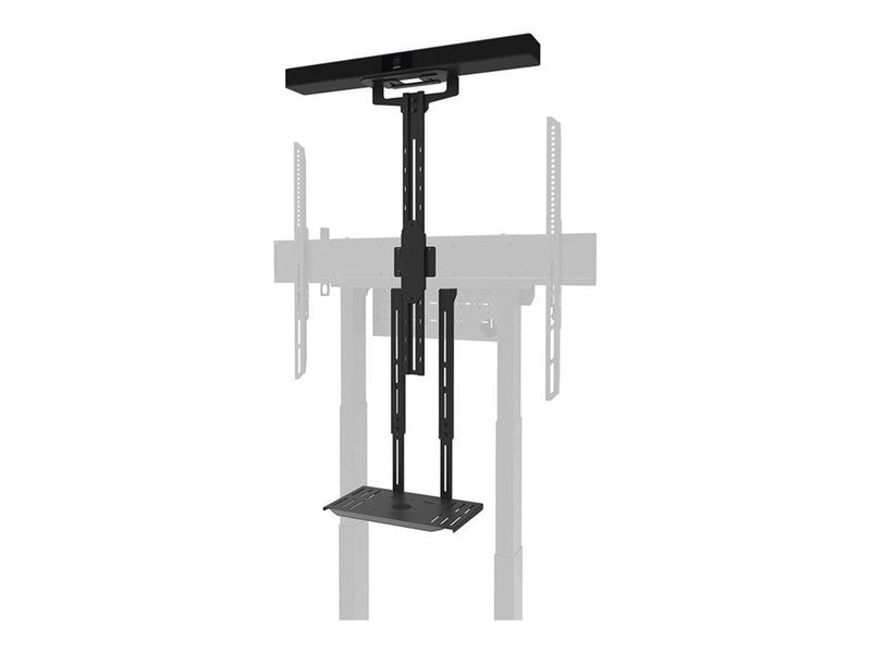 Neomounts AV1-875BL mounting component - for video bar - black - Max 9 kg - recommended for