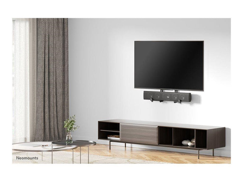 Neomounts AWL29-650BL1 - mounting kit - for sound bar - black - Max 15 kg - recommended for