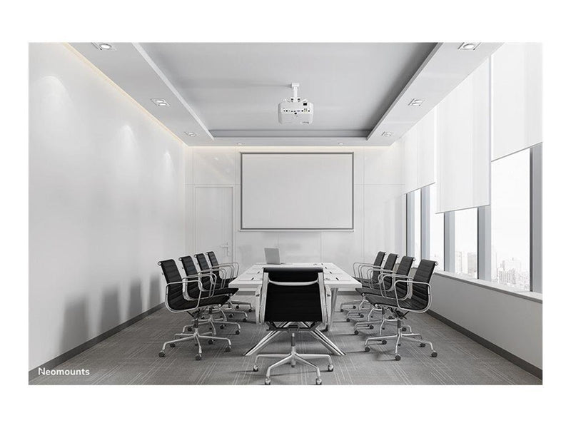 Neomounts CL25-530WH1 mounting kit - full-motion - for projector - easy-install height 25.5 cm - white