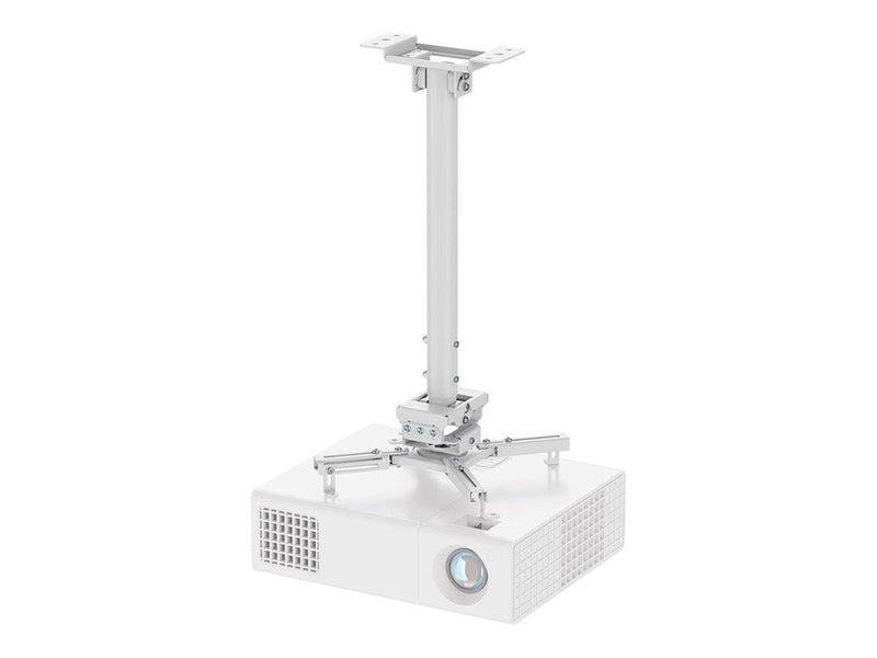 Neomounts CL25-540WH1 mounting kit - full-motion - for projector - easy-install height 60.5 - 90.5 cm - white