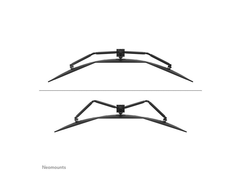 Neomounts DS60-600BL3 mounting kit - full-motion - for 3 monitors - black