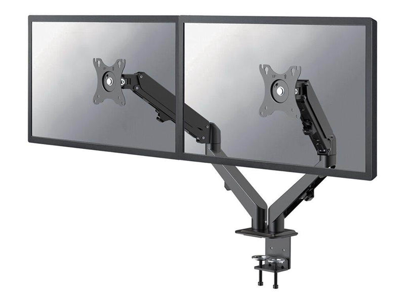 Neomounts DS70-700BL2 mounting kit - full-motion adjustable dual arm - for 2 LCD displays - black
