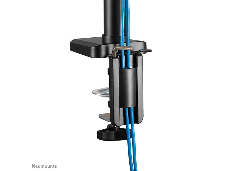 Neomounts DS70-750BL2 mounting kit - full-motion adjustable dual arm - for 2 LCD displays - black