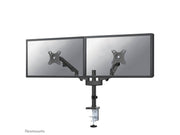 Neomounts DS70-750BL2 mounting kit - full-motion adjustable dual arm - for 2 LCD displays - black