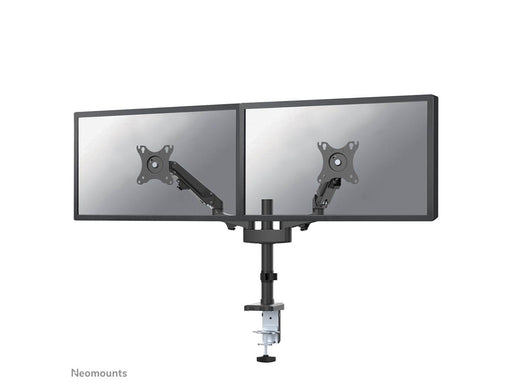 Neomounts DS70-750BL2 mounting kit - full-motion adjustable dual arm - for 2 LCD displays - black
