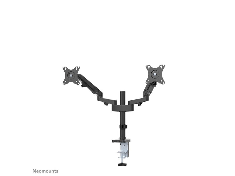 Neomounts DS70-750BL2 mounting kit - full-motion adjustable dual arm - for 2 LCD displays - black
