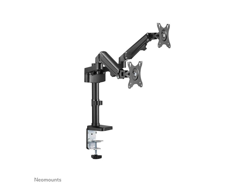 Neomounts DS70-750BL2 mounting kit - full-motion adjustable dual arm - for 2 LCD displays - black