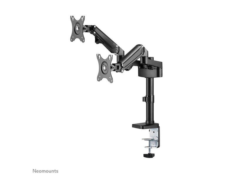Neomounts DS70-750BL2 mounting kit - full-motion adjustable dual arm - for 2 LCD displays - black