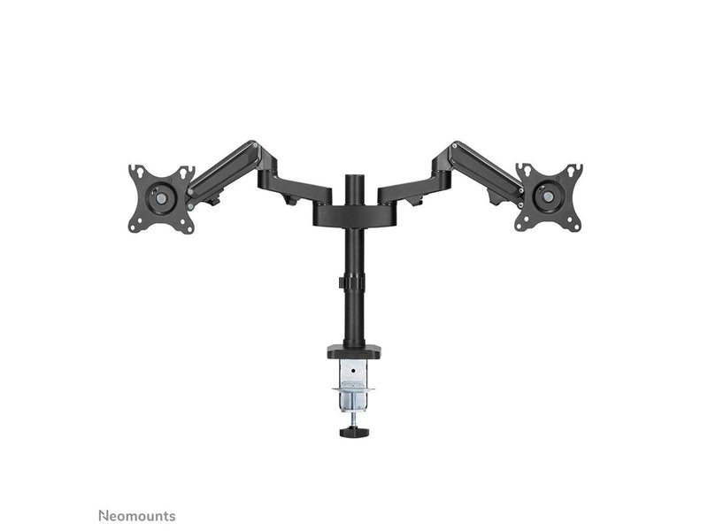 Neomounts DS70-750BL2 mounting kit - full-motion adjustable dual arm - for 2 LCD displays - black