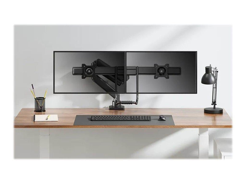 Neomounts DS75-450BL2 mounting kit - full-motion - for 2 LCD displays - black