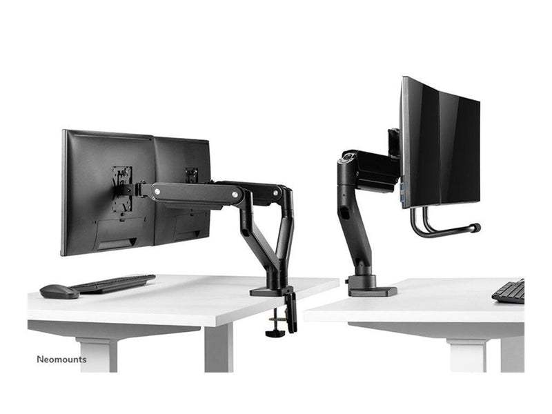 Neomounts DS75-450BL2 mounting kit - full-motion - for 2 LCD displays - black