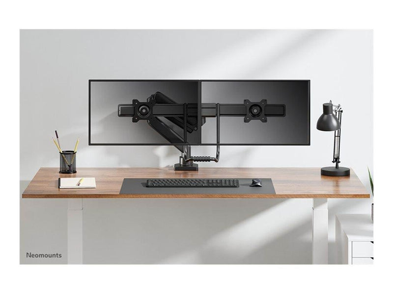 Neomounts DS75-450BL2 mounting kit - full-motion - for 2 LCD displays - black