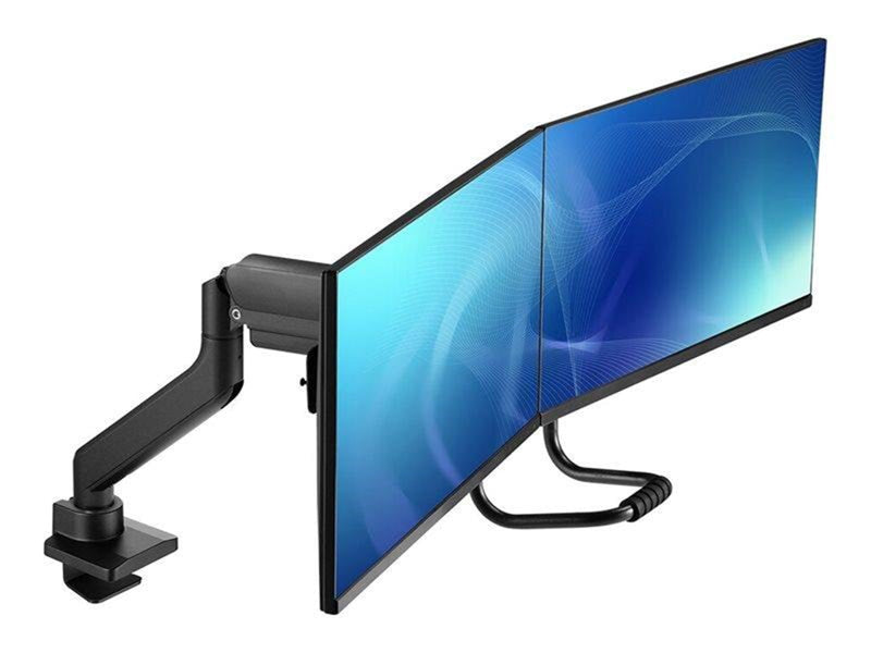 Neomounts DS75-450BL2 mounting kit - full-motion - for 2 LCD displays - black