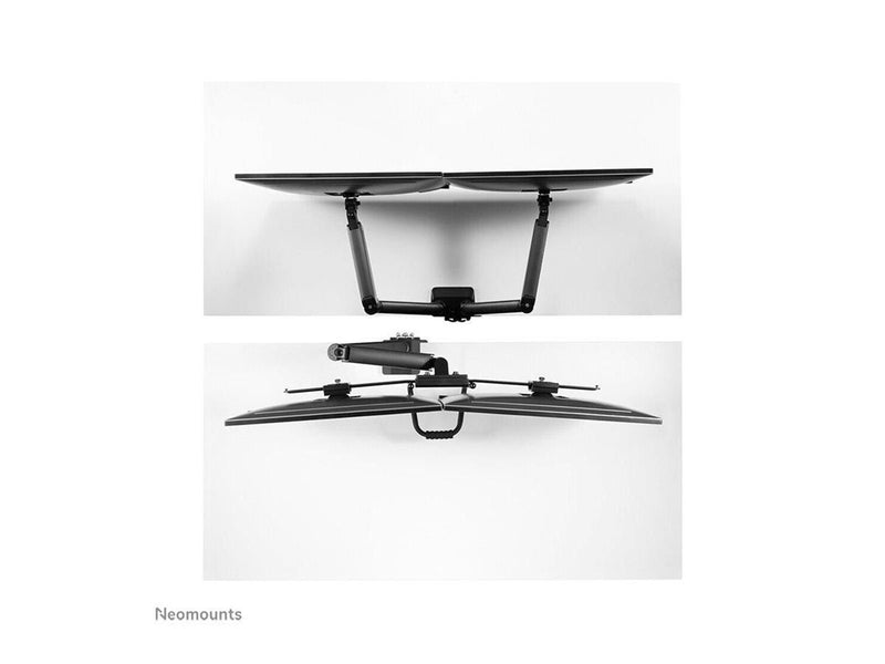 Neomounts DS75-450BL2 mounting kit - full-motion - for 2 LCD displays - black