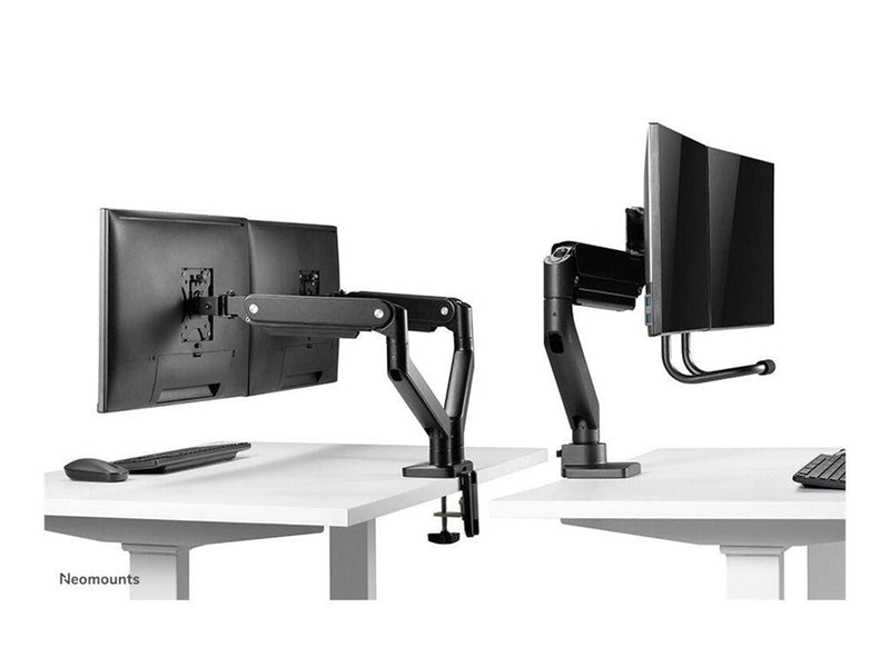 Neomounts DS75-450BL2 mounting kit - full-motion - for 2 LCD displays - black