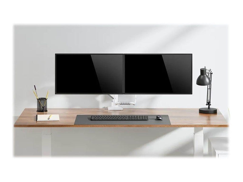 Neomounts DS75-450WH2 mounting kit - full-motion - for 2 LCD displays - white