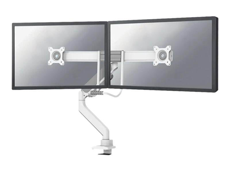 Neomounts DS75-450WH2 mounting kit - full-motion - for 2 LCD displays - white
