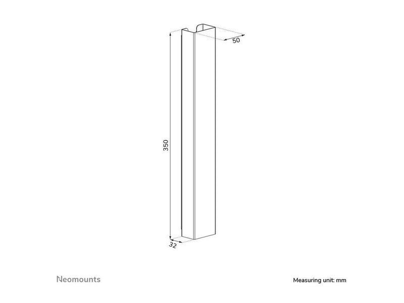 Neomounts - cable cover - magnetic fixture universal