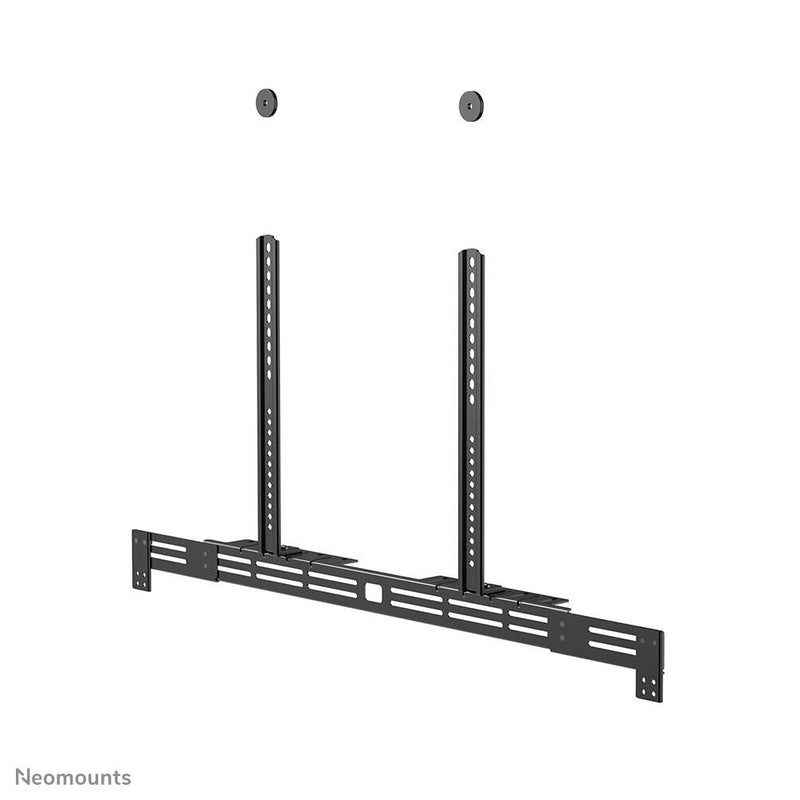 Neomounts AWL29-750BL1 universelle Videobar-/Sounbar-/Lautsprecher-Halterung, tiefenverstellbar (0-4,2 cm) - Schwarz