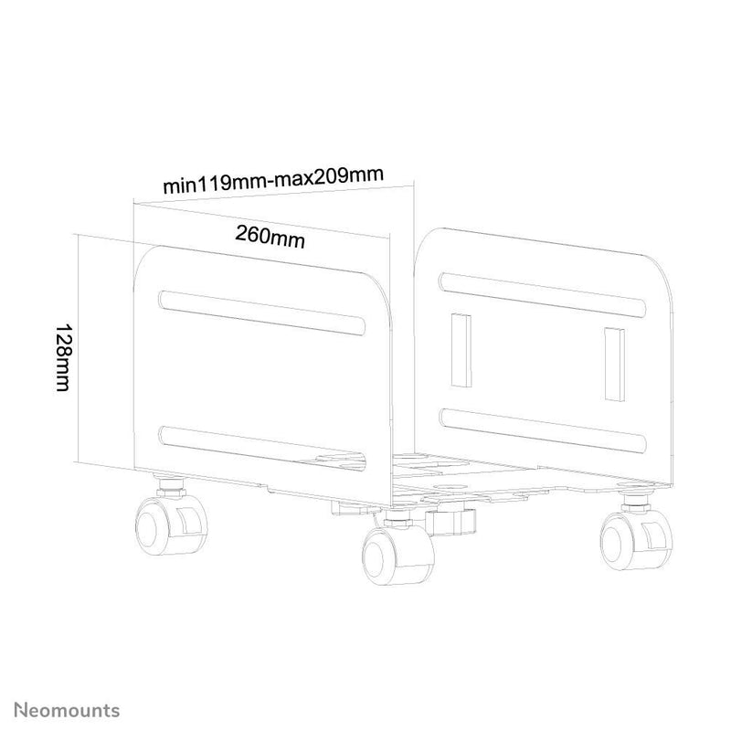 Neomounts CPU-M100BLACK PC Rollwagen
