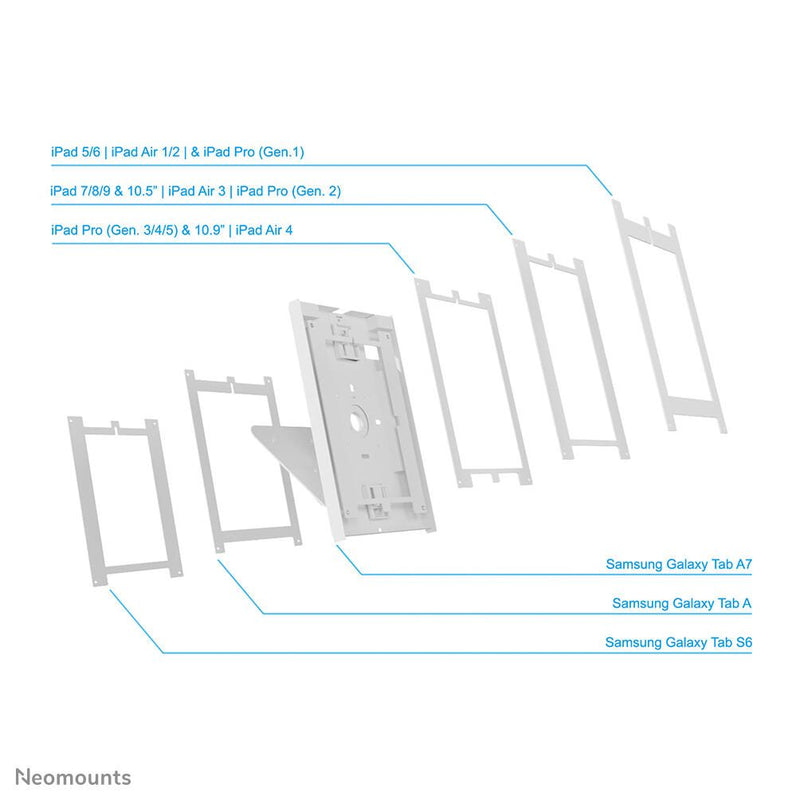 Neomounts DS15-630WH1 Tablet Tisch-/Wandhalterung