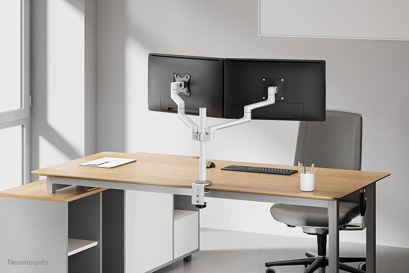 Neomounts DS60-425WH2 dual Monitor Tischhalterung