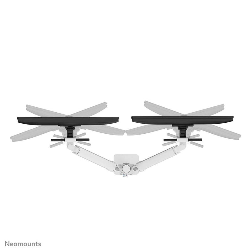 Neomounts DS65S-950WH2 vollbewegliche Tischhalterung für 24-34' Bildschirme - Weiß