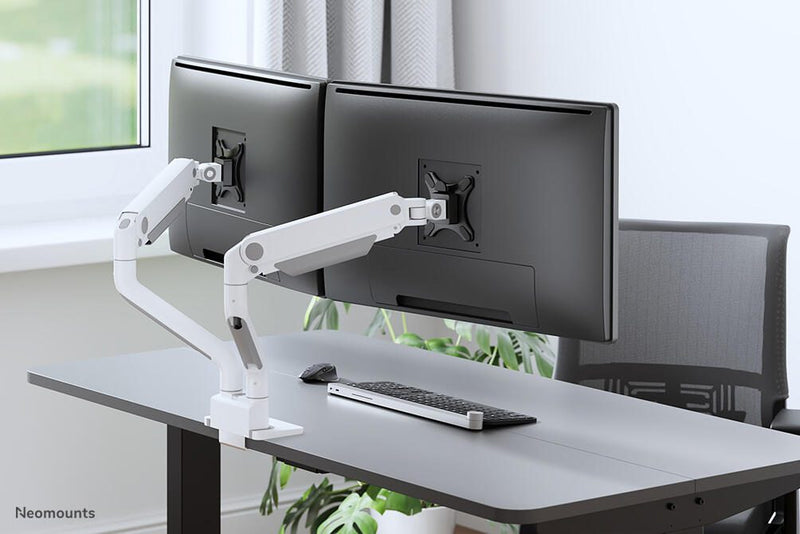Neomounts DS70S-950WH2 vollbewegliche Tischhalterung für 17-35' Bildschirme - Weiß