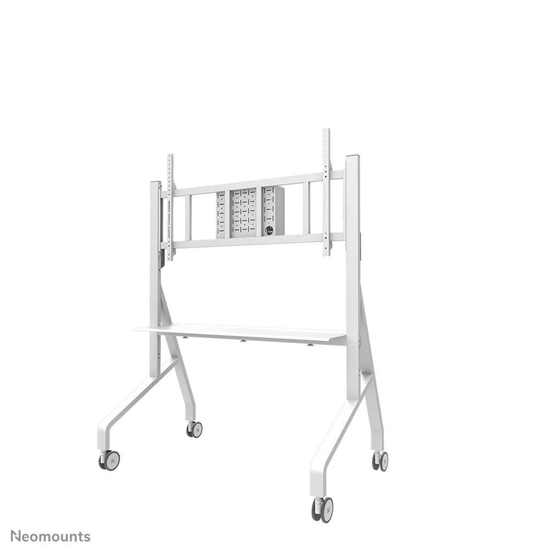 Samsung Flip Pro WM85B Flipchart 215,9 cm 85 Zoll + Neomounts FL50-575WH1 MOVE Go XL Rollwagen